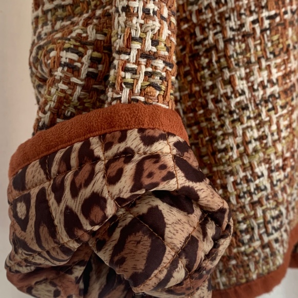 Tweed / Leapord Jacket - Picture 3 of 6